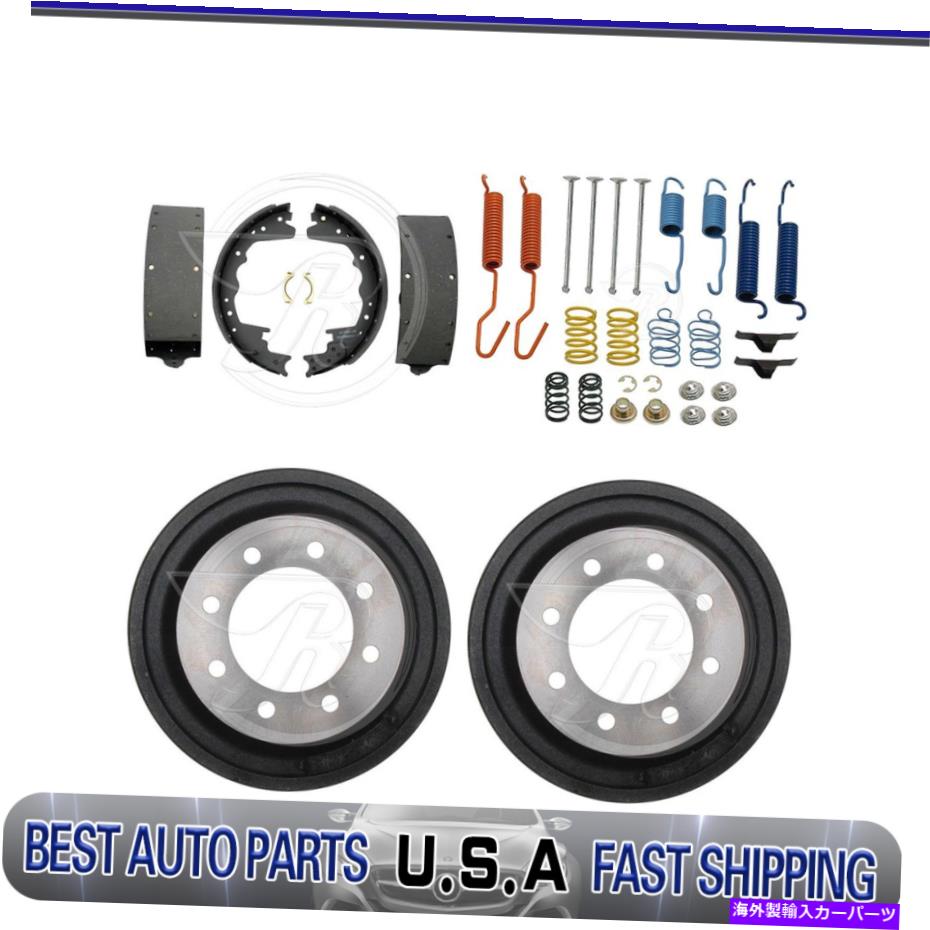 Brake Drum 1999年のダッジラム3500バンのリアドラムブレーキシューズ調整スプリングキット Rear drum brakes shoes adjusting spring kit For 1999 Dodge Ram 3500 Van【並行輸入品】