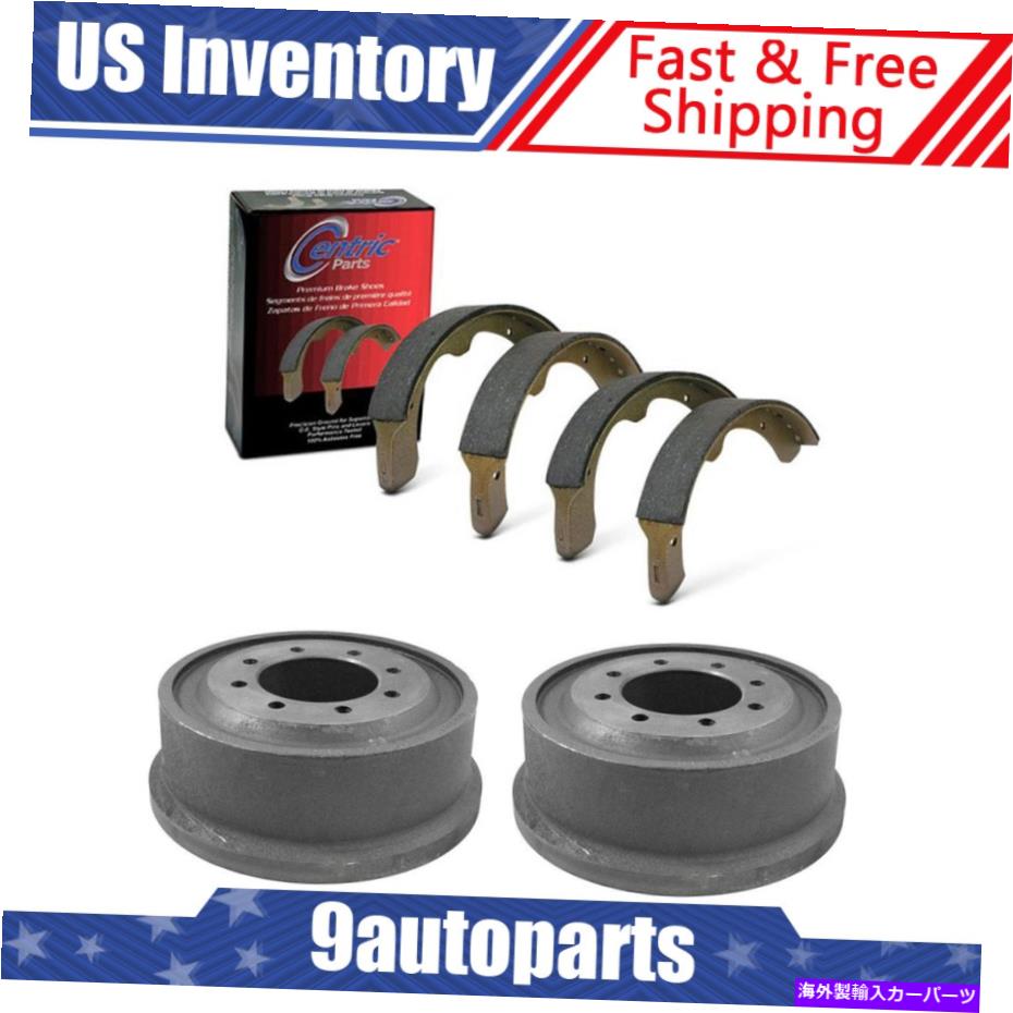 Brake Drum 1998年のダッジB2500リアブレーキドラム＆ブレーキシューズキット For 1998 Dodge B2500 Rear Brake Drums & Brake Shoes Kit【並行輸入品】