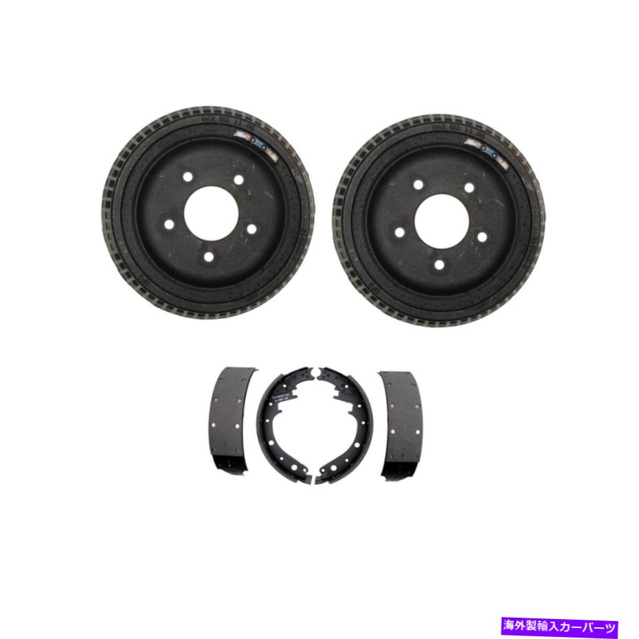 Brake Drum シボレーP10 1975のレイベストリアキットブレーキドラムとブレーキシューズ Raybestos Rear Kit Brake Drums & Brake Shoes For Chevrolet P10 1975【並行輸入品】