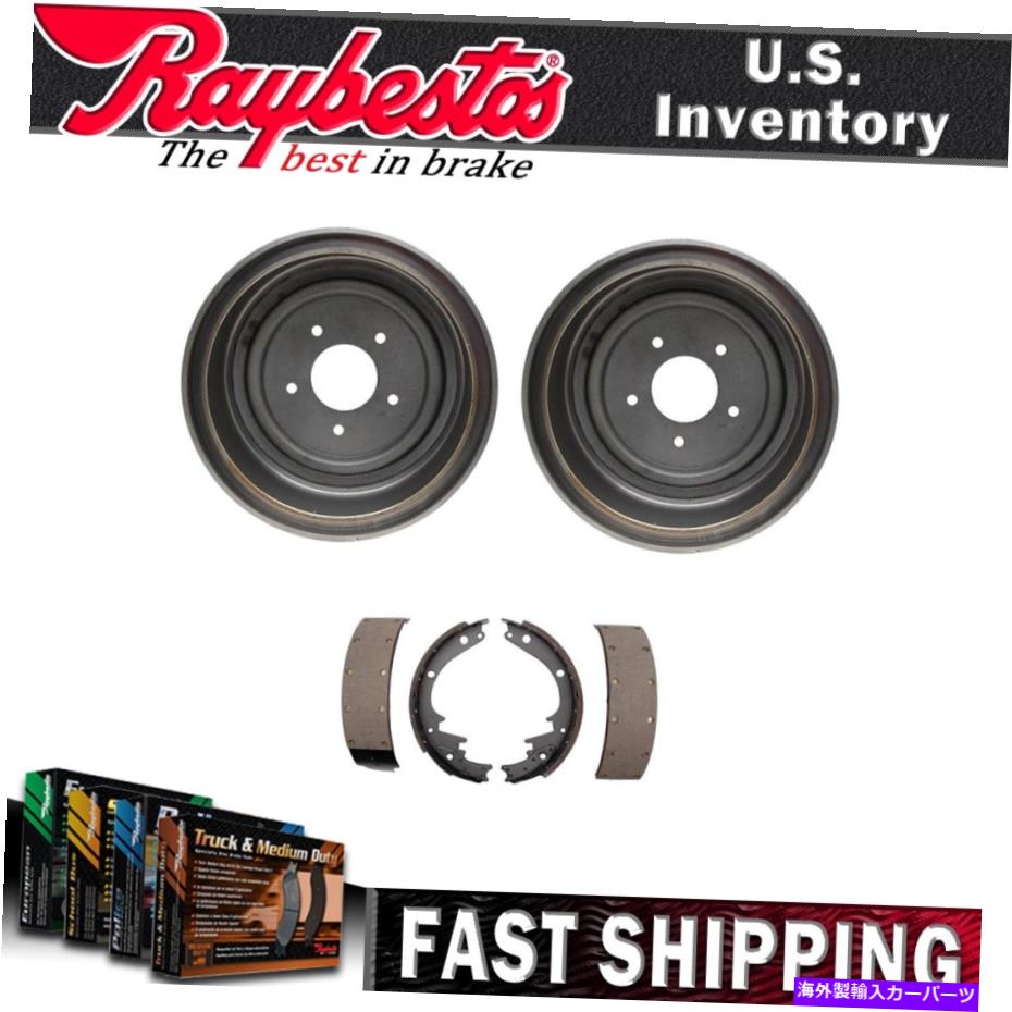 Brake Drum シボレーC10 1976年のレイベストリアキットブレーキドラム＆ブレーキシューズ Raybestos Rear Kit Brake Drums & Brake Shoes For Chevrolet C10 1977 1976【並行輸入品】