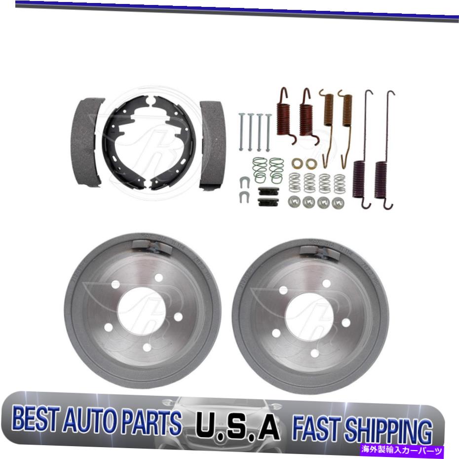 Brake Drum リアドラムブレーキシューズ1999年から2002年のダッジラム1500バンのスプリングキットの調整 Rear drum brakes shoes adjusting spring kit For 1999-2002 Dodge Ram 1500 Van【並行輸入品】