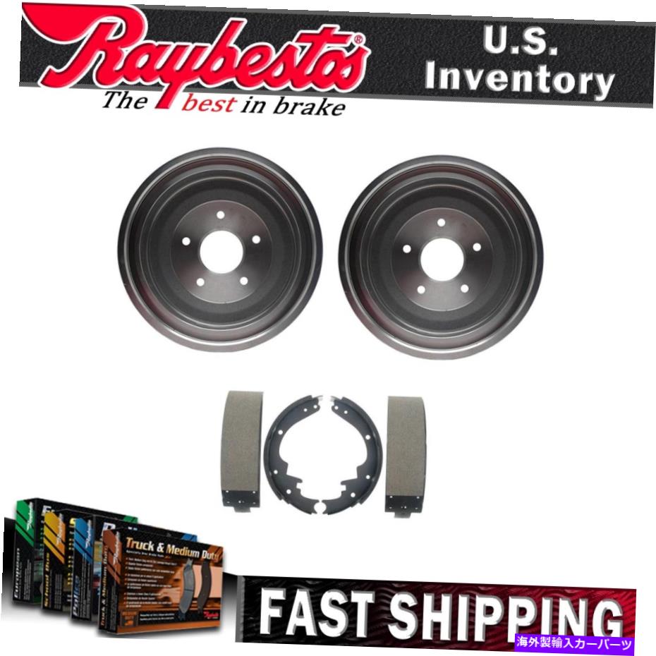 Brake Drum Raybestosフロントキットブレーキドラムとブレーキシューズポンティアックグランプリ1966 Raybestos Front Kit Brake Drums & Brake Shoes For Pontiac Grand Prix 1966【並行輸入品】