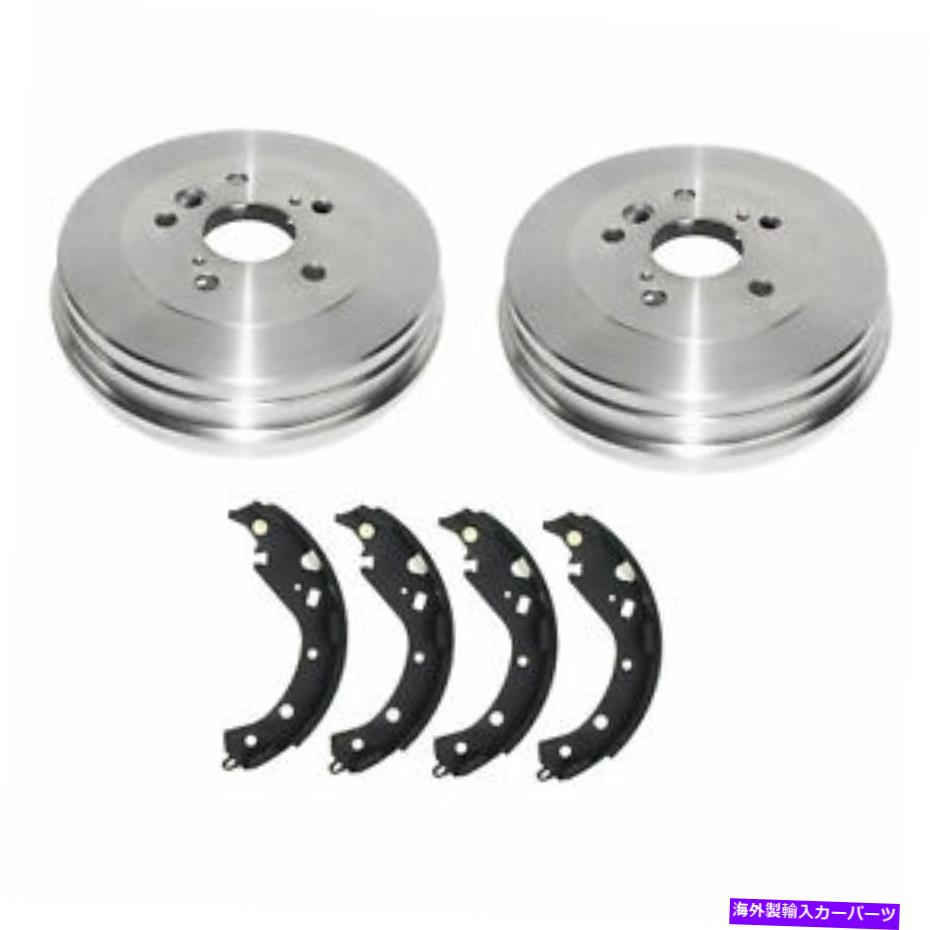 Brake Drum トヨタRAV4 2003用の本物のリアブレーキキット228mmドラムシューズ Genuine Rear Brake Kit 228mm Drums Shoes For Toyota RAV4 2003【並行輸入品】