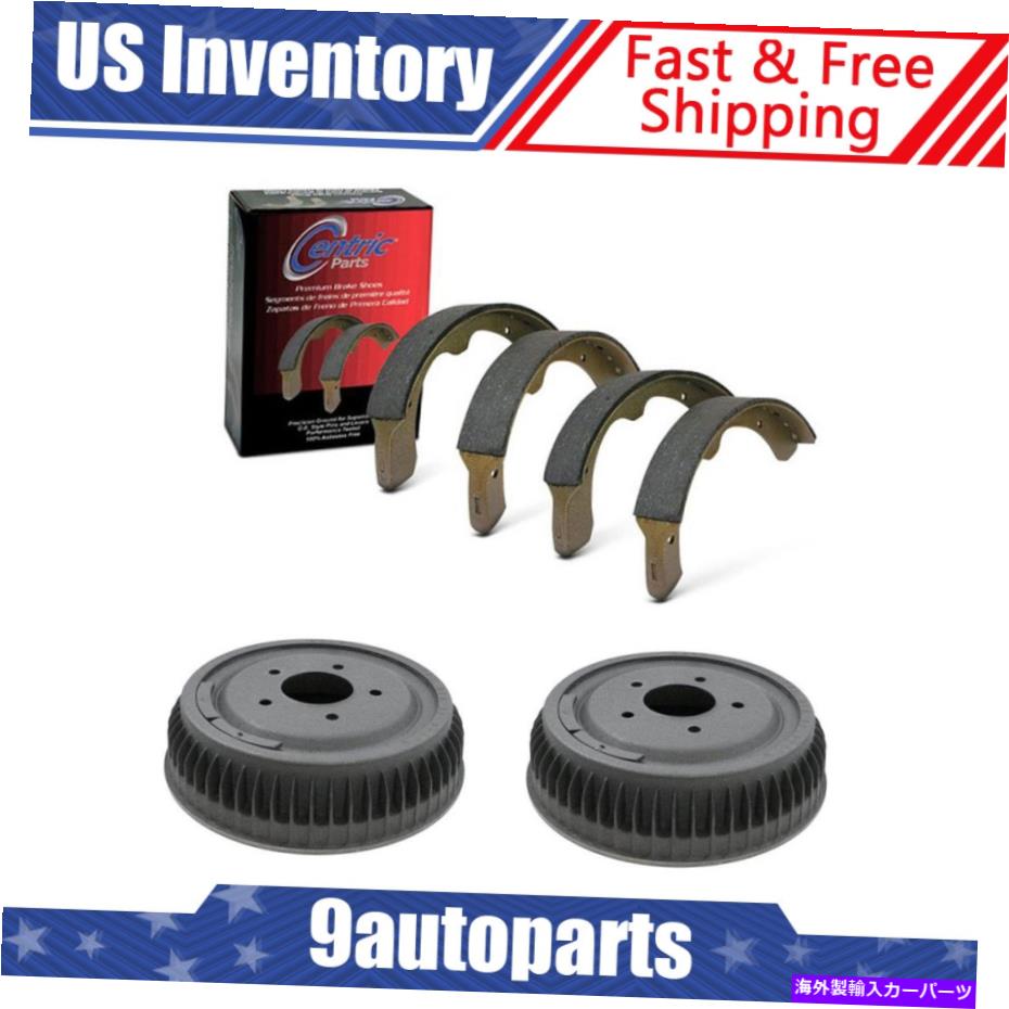 Brake Drum 1971-1973シボレーC10ピックアップリアブレーキドラム＆ブレーキシューズキット For 1971-1973 Chevrolet C10 Pickup Rear Brake Drums & Brake Shoes Kit【並行輸入品】