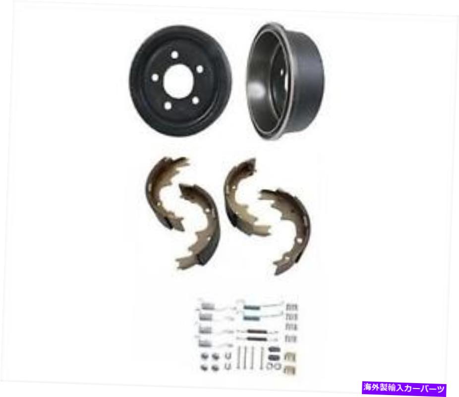 Brake Drum フォード1992-1997フォードエアロスターリアブレーキドラムシューズスプリングス4PCキット Fits For Ford 1992-1997 Ford Aerostar Rear Brake Drums Shoes Springs 4pc Kit【並行輸入品】