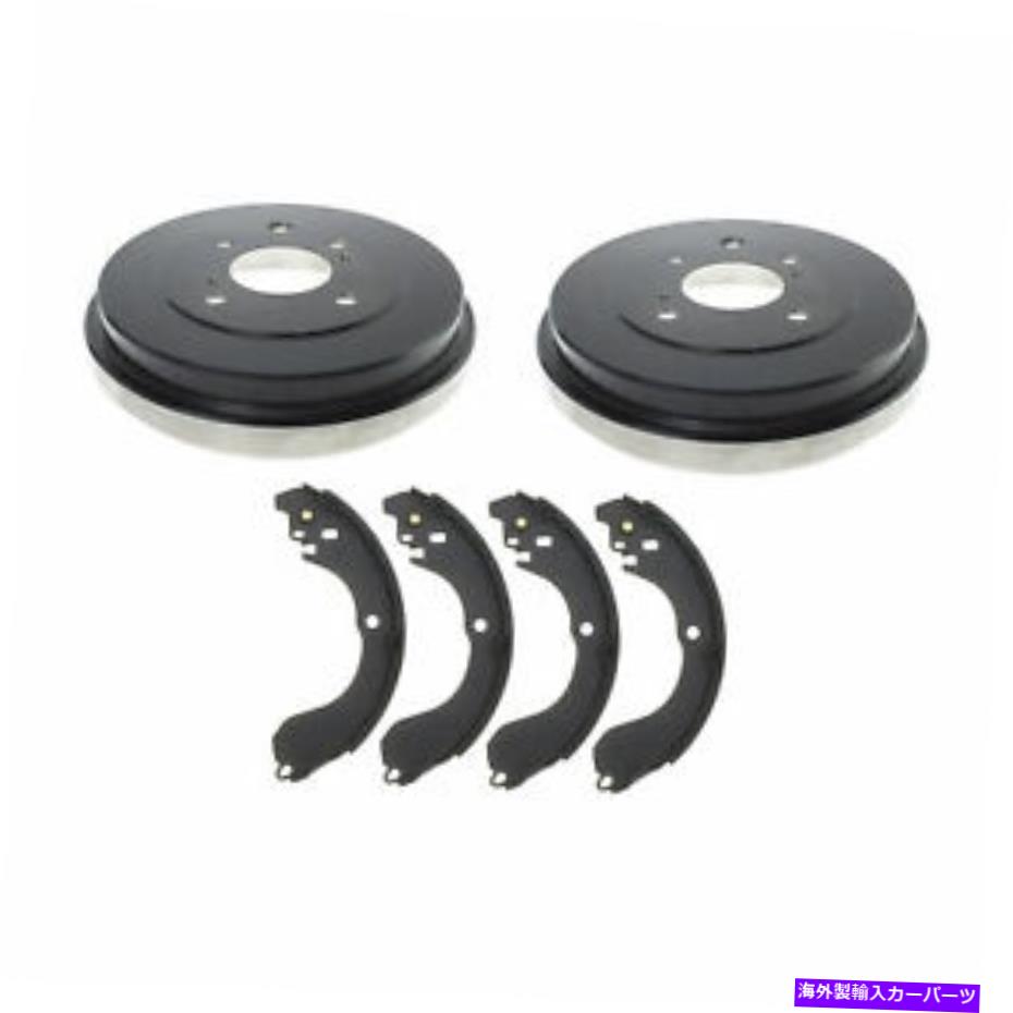 Brake Drum 日産のための本物のリアブレーキキット228mmドラムシューズ2009-2011 Genuine Rear Brake Kit 228mm Drums Shoes For Nissan Versa 2009-2011【並行輸入品】