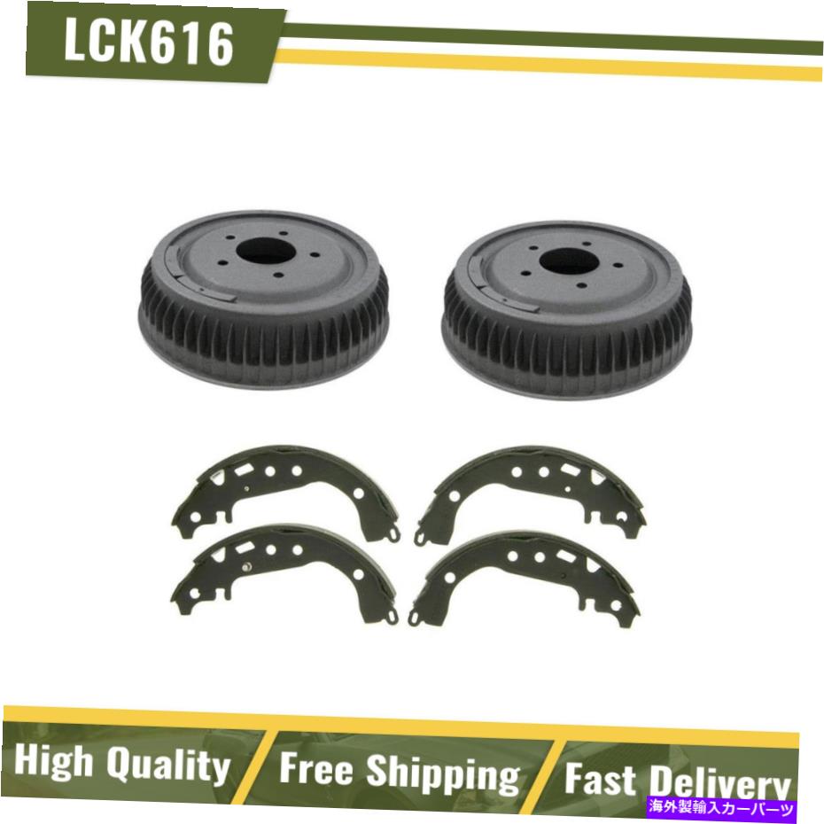 Brake Drum 1971-1973シボレーC10ピックアップ真新しいリアキットブレーキドラム＆ブレーキシューズ For 1971-1973 Chevrolet C10 Pickup Brand NEW Rear Kit Brake Drums & Brake Shoes【並行輸入品】
