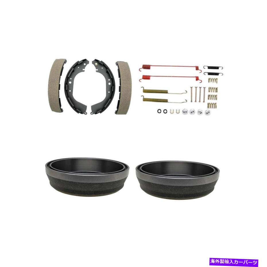 Brake Drum リアブレーキドラム＆ブレーキシューズハードウェアスプリングキット2002-2004パスファインダーに適合 Rear Brake Drums & Brake Shoes Hardware Spring Kit Fits 2002-2004 Pathfinder【並行輸入品】