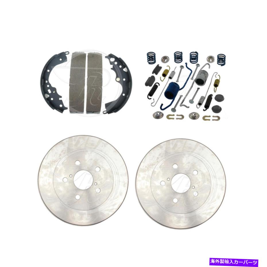 Brake Drum リアブレーキドラム＆ブレーキシューズハードウェアスプリングキットフィット2004-2010トヨタシエナ Rear Brake Drums & Brake Shoes Hardware Spring Kit Fits 2004-2010 Toyota Sienna【並行輸入品】