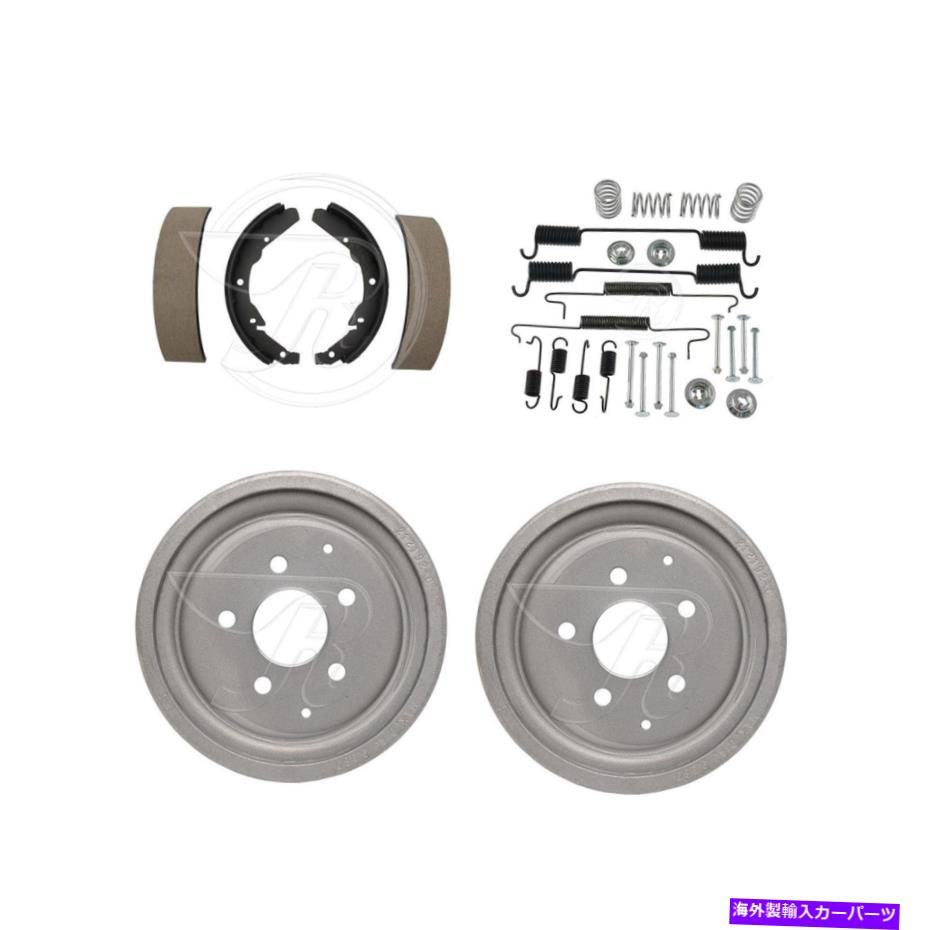 Brake Drum リアブレーキドラムシューズハードウェアスプリングキットフィット1971-1972フォルクスワーゲンキャンモービル Rear Brake Drums Shoes Hardware Spring Kit Fits 1971-1972 Volkswagen Campmobile【並行輸入品】