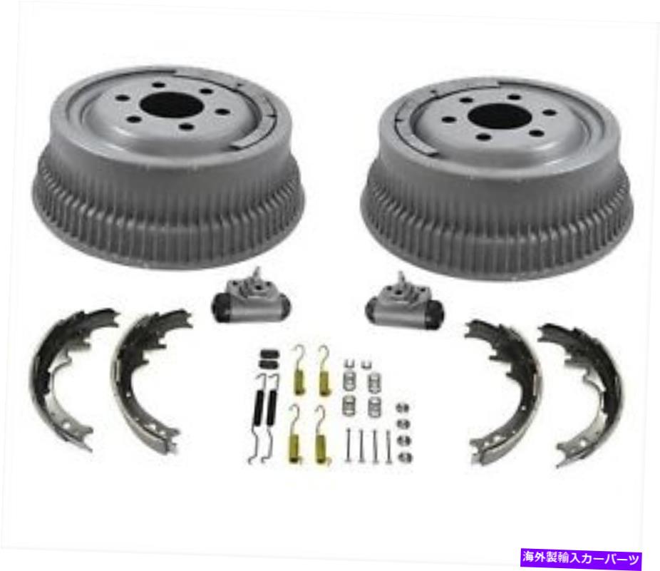 Brake Drum 91-98ダコタ10インチ大きなサイズリアブレーキドラム＆シューズCKドラムサイズ6pc for 91-98 Dakota 10 inch Larger Size Rear Brake Drums & Shoes Ck Drum size 6Pc【並行輸入品】