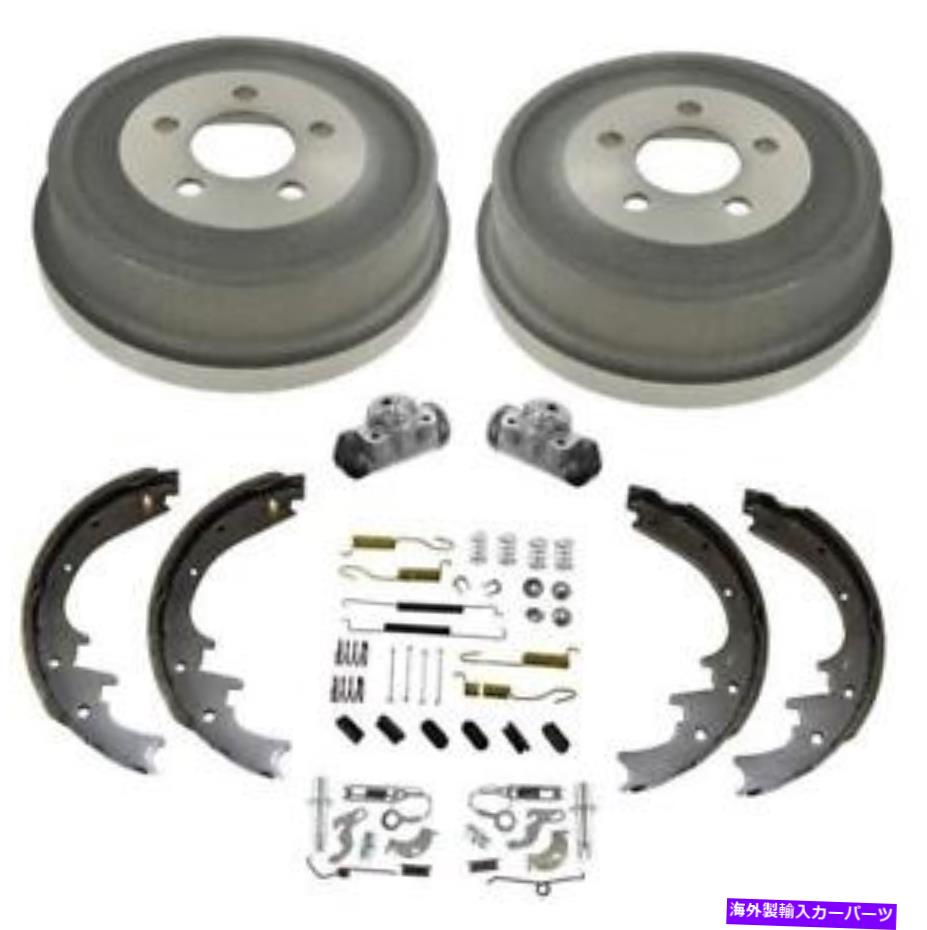 Brake Drum リアブレーキドラムシューズスプリングホイールシリンダーキットJeep Liberty 8PC 2002 Rear Brake Drums Shoes Spring Wheel Cylinder Kit for Jeep Liberty 8pc 2002【並行輸入品】