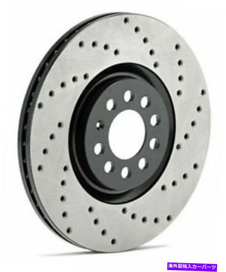 Brake Drum STOPTECHブレーキローター - スポーツドリル128.42076Lフィット：Infiniti 2003-2003 G35 StopTech Brake Rotor - Sport Drilled 128.42076L Fits:INFINITI 2003 - 2003 G35【並行輸入品】