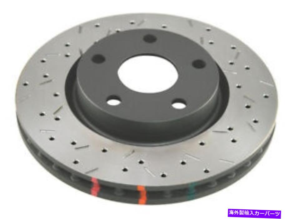 Brake Drum DBA 2010+カマロV8 SSフロントドリル＆スロット4000シリーズ付きスロット付き4000シリーズ DBA 2010+ Camaro V8 SS Front Drilled & Slotted 4000 Series w/ Black Hat【並行輸入品】