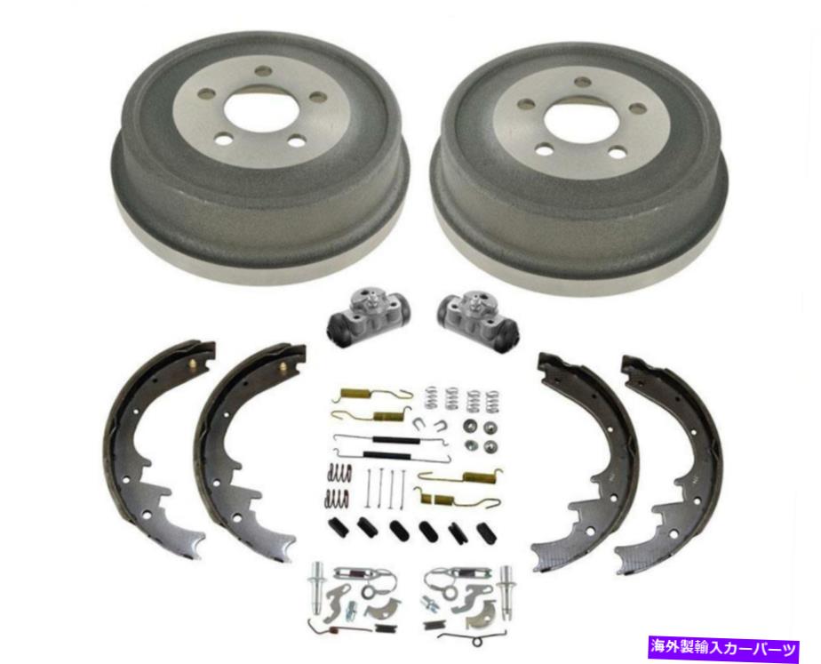 Brake Drum リアブレーキドラムシューズスプリングホイールシリンダーキットJeep Liberty 8PC 2002 Rear Brake Drums Shoes Spring Wheel Cylinder Kit for Jeep Liberty 8pc 2002【並行輸入品】