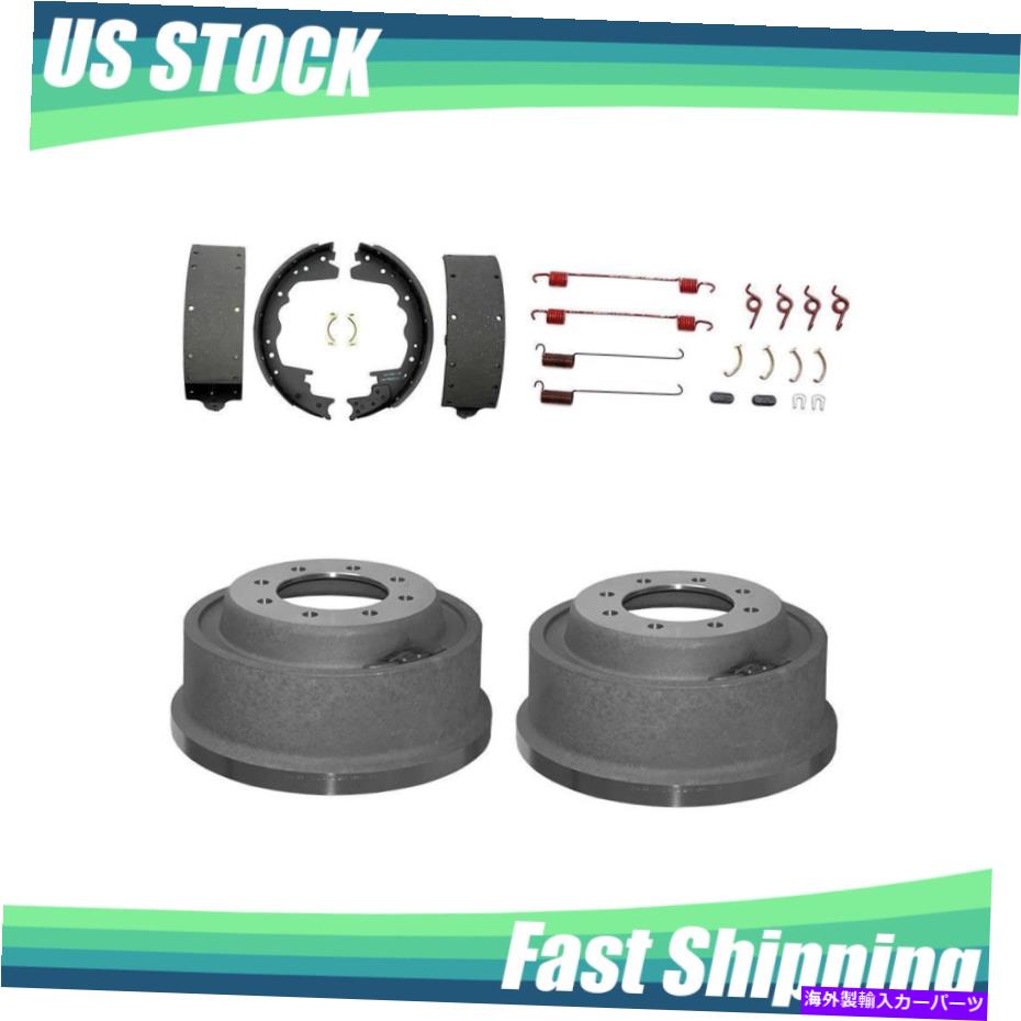 Brake Drum リアキットブレーキドラム＆ブレーキシューズハードウェアキットフィット2000-2001ダッジラム2500 OL Rear Kit Brake Drums & Brake Shoes Hardware Kit Fits 2000-2001 Dodge Ram 2500 OL【並行輸入品】