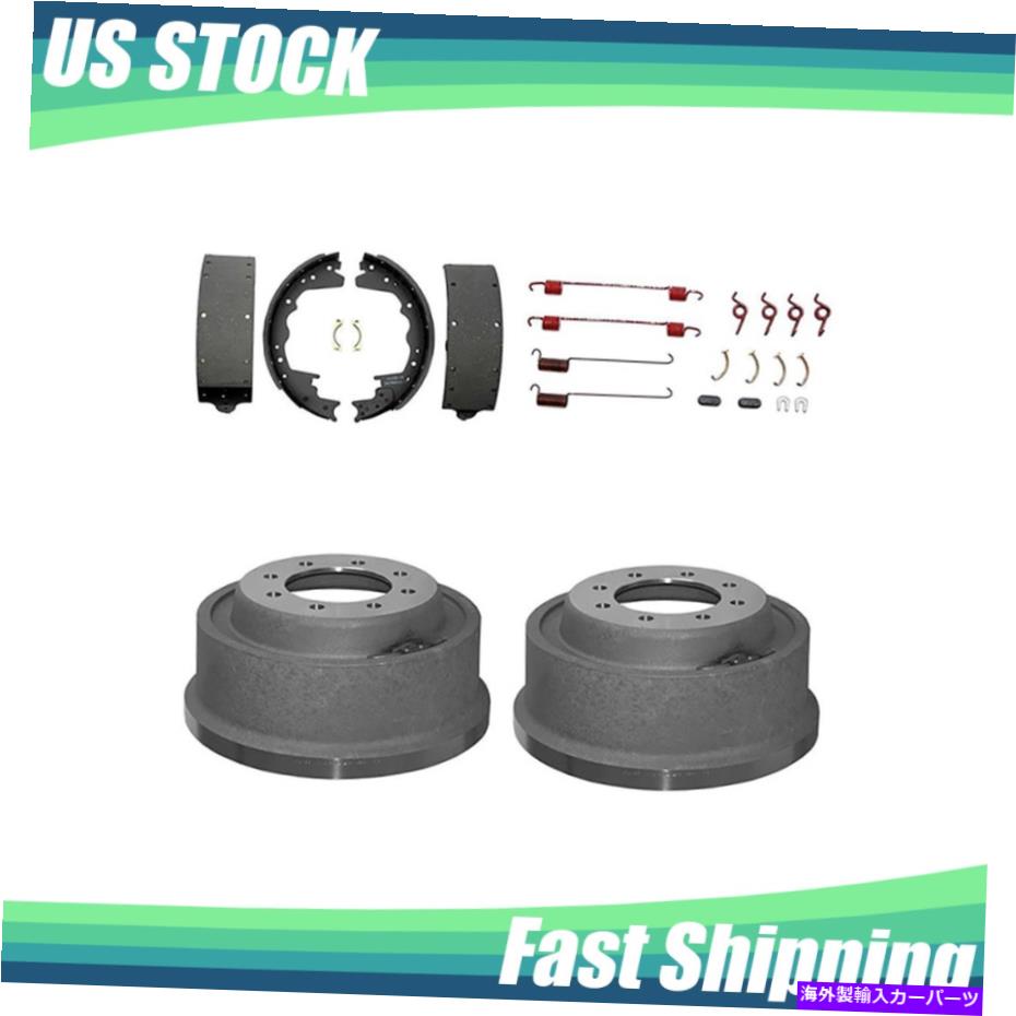 Brake Drum リアブレーキドラム＆ブレーキシューズハードウェアスプリングキットフィット2000-2001 Dodge Ram 2500 Rear Brake Drums & Brake Shoes Hardware Spring Kit Fits 2000-2001 Dodge Ram 2500【並行輸入品】