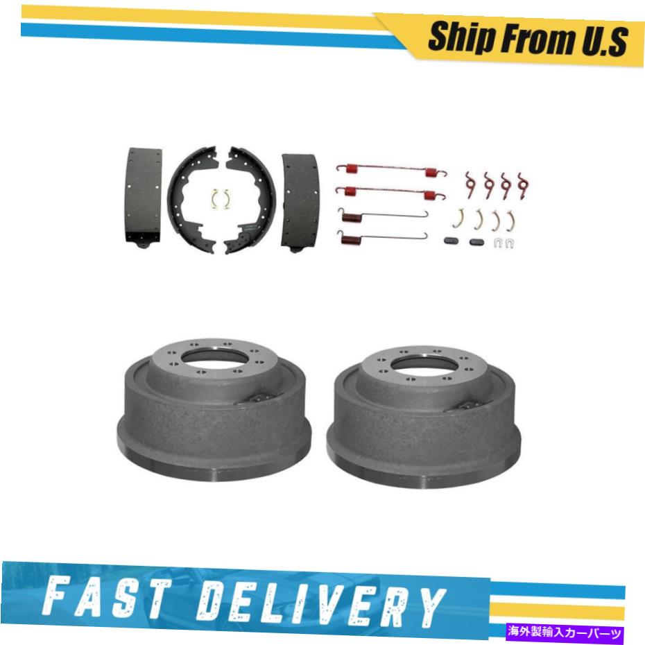 Brake Drum 2000年から2001年のダッジラム2500のリアドラムブレーキシューズ＆ハードウェアスプリングキット Rear Drums Brake Shoes & Hardware Spring Kit for 2000-2001 Dodge Ram 2500【並行輸入品】