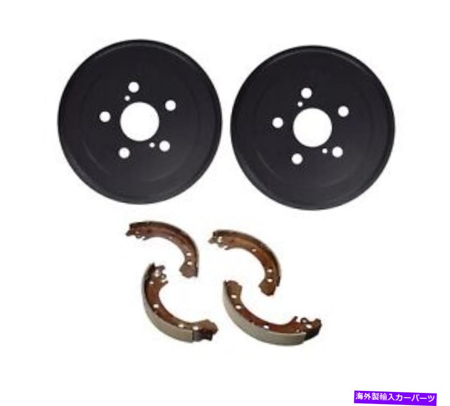 Brake Drum トヨタカローラのための本物のOEMリア2ドラムブレーキ＆シューズキット2003-2008 Genuine OEM Rear 2 Drum Brakes & Shoes Kit For Toyota Corolla 2003-2008【並行輸入品】