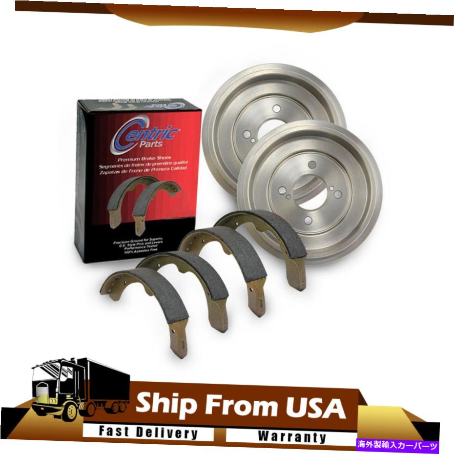 Brake Drum リア3x中心ブレーキドラム、ドラムブレーキシューズフィット2008マツダトリビュート2.3L_WT Rear 3X Centric Brake Drum,Drum Brake Shoe fits 2008 Mazda Tribute 2.3L_WT【並行輸入品】