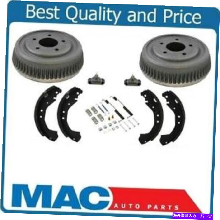 Brake Drum リアブレーキドラムドラムシューズフィット1992-1999シボレーC1500 2ホイールドライブピックアップ Rear Brake Drum Drums Shoes Fits 1992-1999 Chevrolet C1500 2 Wheel Drive Pick Up【並行輸入品】