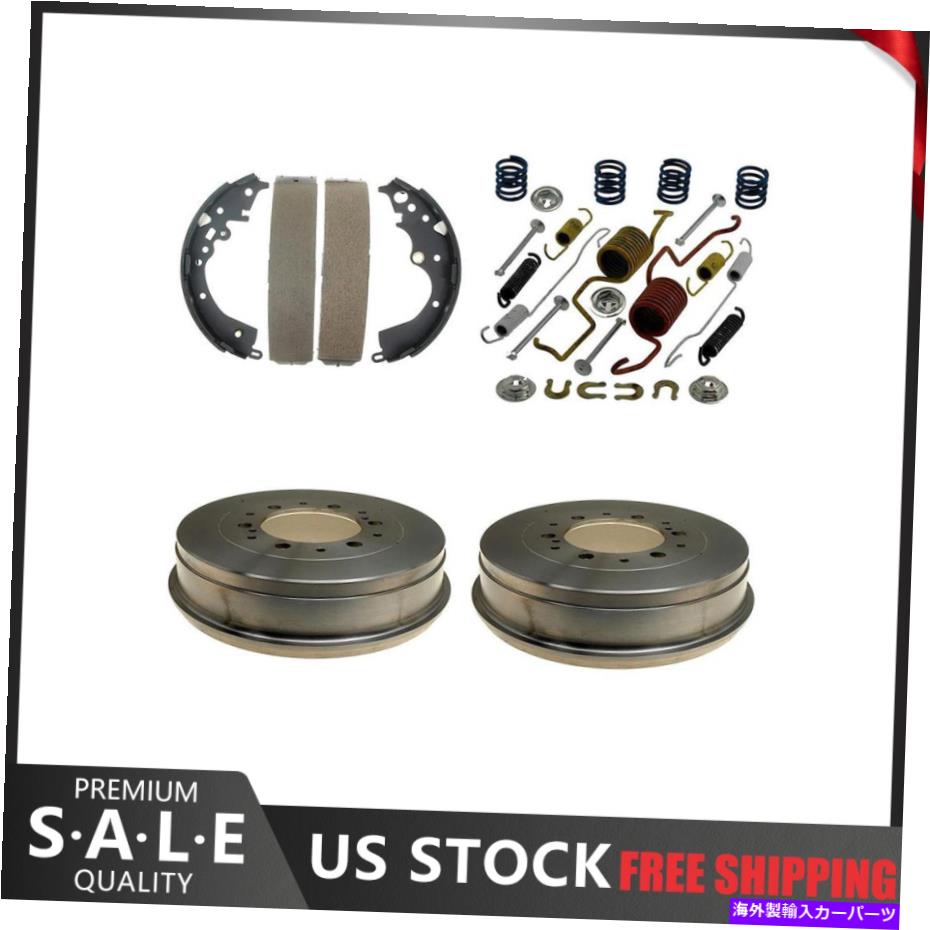 Brake Drum 2018年から2019年のトヨタタコマ向けのリアキットブレーキドラム＆ブレーキシューズハードウェアキット Rear Kit Brake Drums & Brake Shoes Hardware Kit For 2018-2019 Toyota Tacoma【並行輸入品】