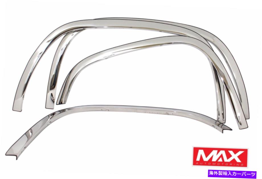 trim panel FTCH208 04-14シボレーコロラド04-12 GMCキャニオンw/oフレアステンレスフェンダートリム FTCH208 04-14 Chevy Colorado 04-12 GMC Canyon w/o Flares Stainless Fender Trim【並行輸入品】