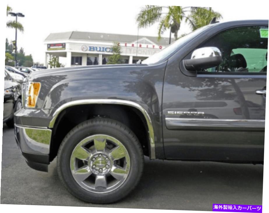 trim panel 2007-2013 GMC Sierra TFP 3406ポリッシュなステンレス鋼フェンダートリムモールディング 2007-2013 GMC Sierra TFP 3406 Polished Stainless Steel Fender Trim Molding【並行輸入品】