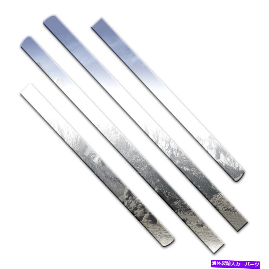 trim panel 磨かれたロッカーパネルの挿入トリムキット6PC（適合：2007-2008シボレー郊外） Polished Rocker Panel Insert Trim Kit 6pcs (fits: 2007-2008 Chevy Suburban)【並行輸入品】