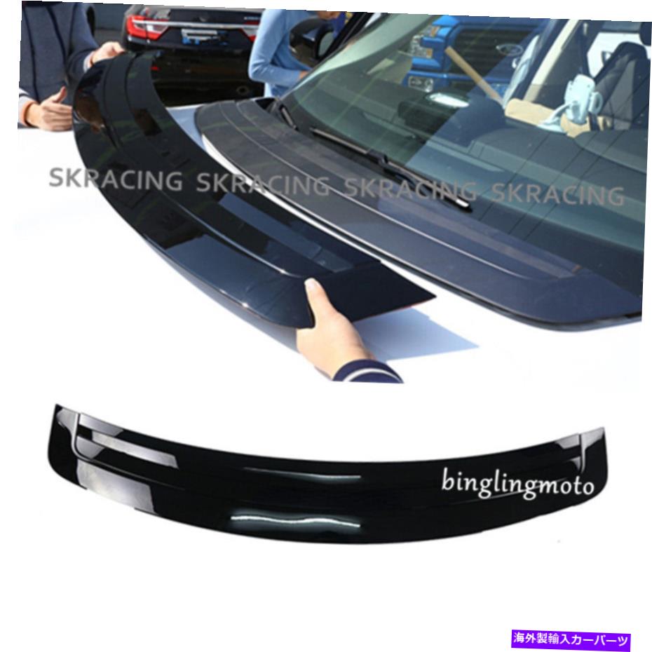 trim panel レンジローバーL405 2013-2017光沢のある黒いフロントフードボンネットパネルカバートリム For Range Rover L405 2013-2017 Glossy Black Front Hood Bonnet Panel Cover Trim【並行輸入品】