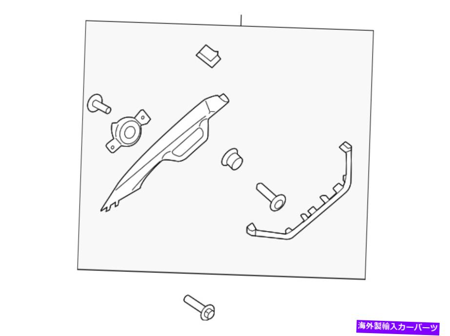 trim panel 本物のフォードボディAピラートリムパネルML3Z-1503598-AA Genuine Ford Body A-Pillar Trim Panel ML3Z-1503598-AA【並行輸入品】