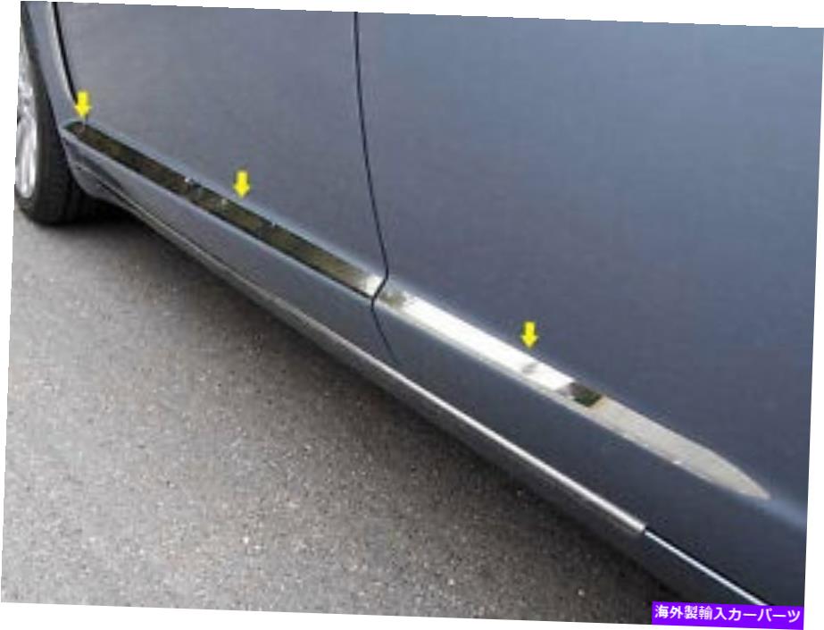 trim panel Jaguar XF 2009-2015ステンレススチールクロムボディサイドモールディングトリム6PCS FITS JAGUAR XF 2009-2015 STAINLESS STEEL CHROME BODY SIDE MOLDING TRIM 6PCS【並行輸入品】