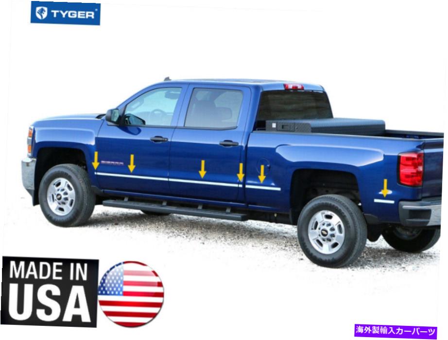 trim panel 14-18 GMCシエラクルーキャブ6.8 'ベッドボディサイドモールディングトリム1 1/4 \