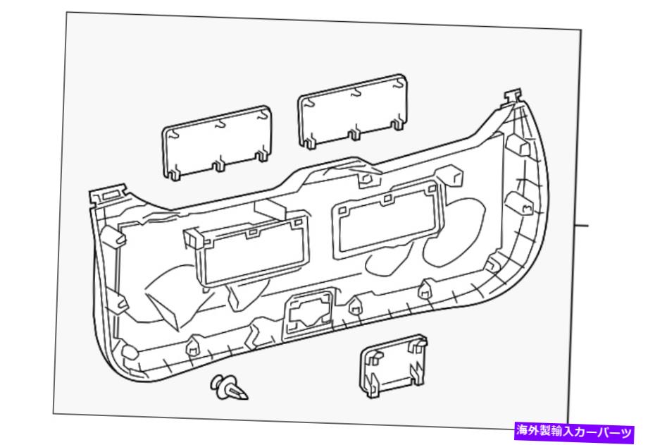 trim panel 本物のトヨタ下部トリムパネル67750-47050-B1 Genuine Toyota Lower Trim Panel 67750-47050-B1【並行輸入品】
