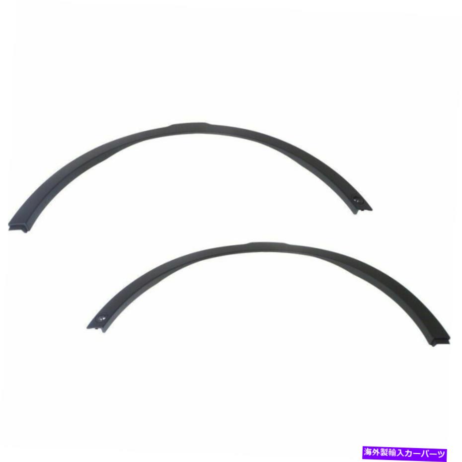 trim panel 14-18レンジローバーエヴォークのセンサーホールLHとRHを備えたフロントホイールアーチモールディング Front Wheel Arch Molding with Sensor Hole LH and RH For 14-18 Range Rover Evoque【並行輸入品】