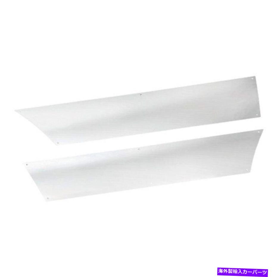 trim panel ケンワースT700 11-14ユナイテッドパシフィックポリッシュフロントローワーステップキックプレート For Kenworth T700 11-14 United Pacific Polished Front Lower Step Kick Plates【並行輸入品】