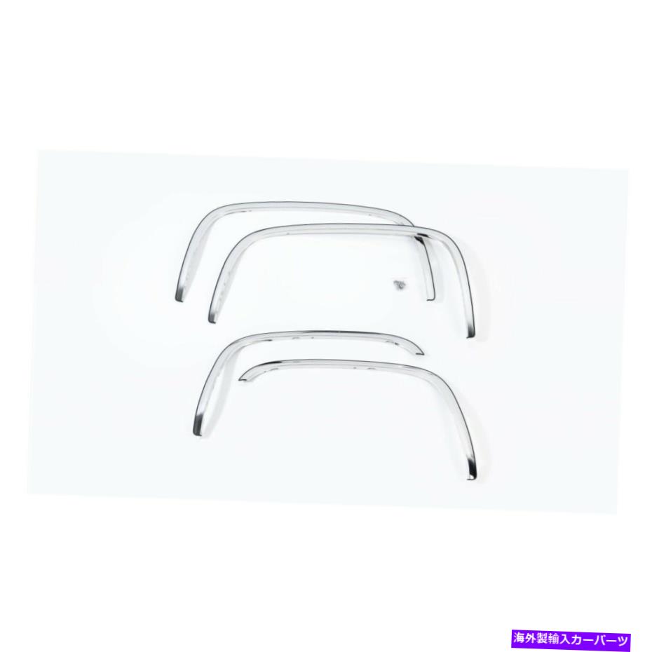 trim panel Putco 97296 4-PCステンレススチールフェンダーシルバードHDのトリム Putco 97296 4-PC Stainless Steel Fender Trim for Chevrolet Silverado HD【並行輸入品】