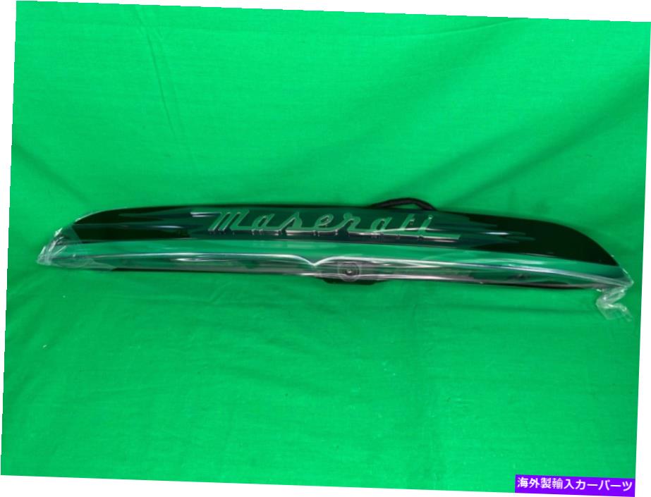 trim panel 新しい2014 2015 2016 Maserati Ghibliトランクモールディングトリムパネル付きカメラカラーネロ NEW 2014 2015 2016 MASERATI GHIBLI TRUNK MOLDING TRIM PANEL W/ CAMERA COLOR NERO【並行輸入品】