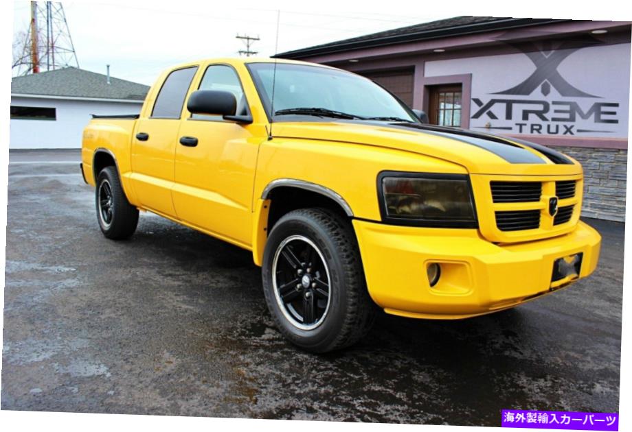 trim panel 05-14ダッジダコタのクロムアーチホイールモールディングトリムフェンダーフレア Chrome Arch Wheel Molding Trim Fender Flares For 05-14 Dodge Dakota【並行輸入品】