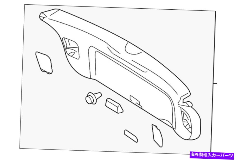 trim panel 本物の三菱下部トリムパネル7224A194XA Genuine Mitsubishi Lower Trim Panel 7224A194XA【並行輸入品】