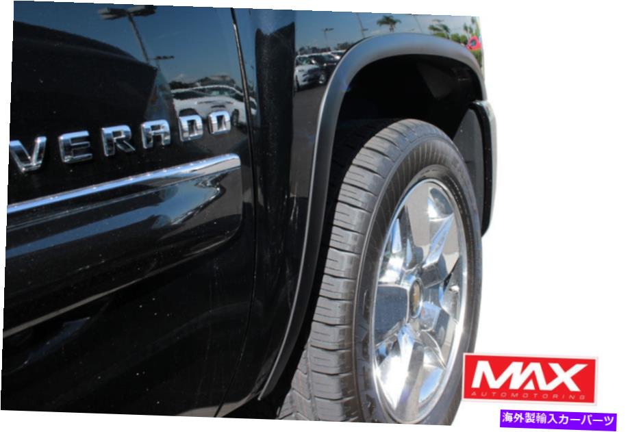trim panel FTCH804 07-13シボレーシルバラード1500/2500マットブラックステンレススチールフェンダートリム FTCH804 07-13 Chevy Silverado 1500/2500 Matte Black Stainless Steel Fender Trim【並行輸入品】 50,754円