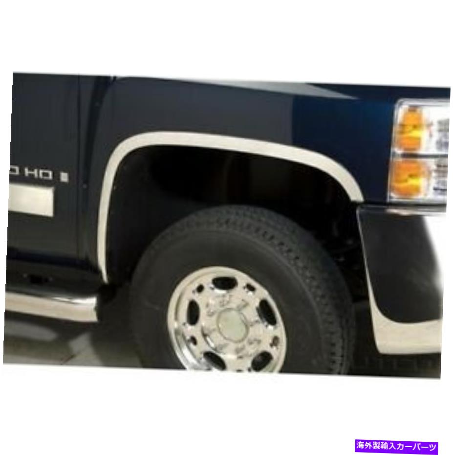 trim panel Putco 97289フェンダートリム; 07-14シルバラード2500 HDのステンレス Putco 97289 Fender Trim; Stainless For 07-14 Silverado 2500 HD【並行輸入品】