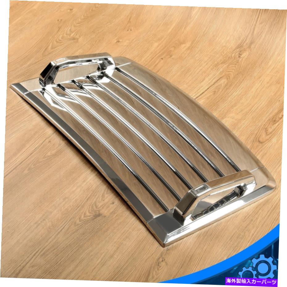 trim panel 2006-2010 07 08ハマーH3 H3Tクロムフードデッキベントパネルハンドルカバートリム FOR 2006-2010 07 08 Hummer H3 H3T Chrome Hood Deck Vent Panel Handle Cover Trim【並行輸入品】