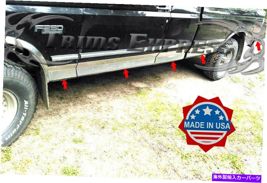 trim panel 1987-1996 FORD Fシリーズピックアップ拡張タクシーショートベッドロッカーパネルTRIM-6 "10pc 1987-1996 Ford F-Series Pickup Extended Cab Short Bed Rocker Panel Trim-6" 10Pc【並行輸入品】｜Us Custom Parts Shop USDM