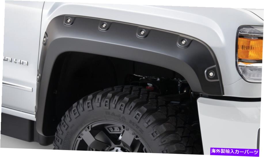 trim panel 2PCフロントフェンダーフレアボスポケットスタイル15-19 GMC Sierra 2500/3500 HDのためのBLK 2pc Front Fender Flare Boss Pocket Style Blk for 15-19 GMC Sierra 2500/3500 HD【並行輸入品】 74,597円