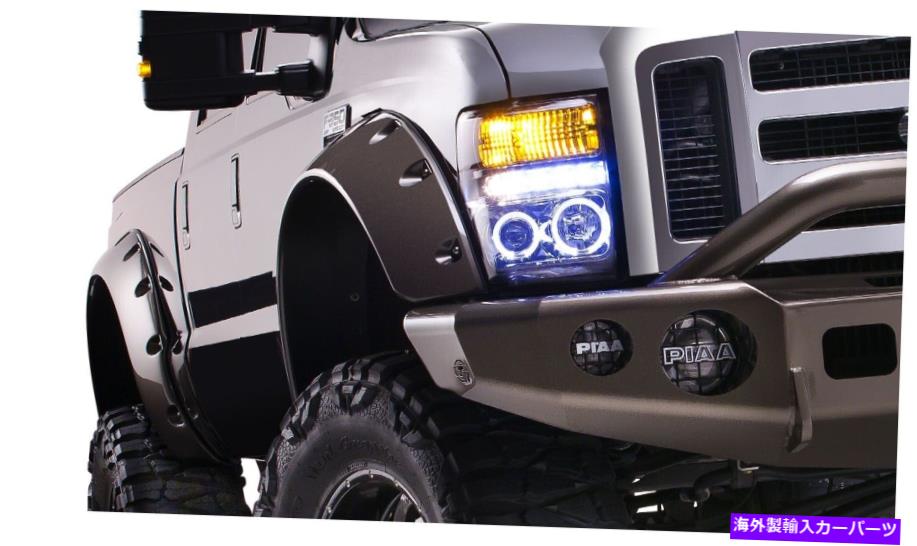 trim panel フロントフェンダーフレアカットアウトスタイル07-13シルバード1500 | 07-14 2500/3500 Front Fender Flare Cut-Out Style Blk for 07-13 Silverado 1500|07-14 2500/3500【並行輸入品】