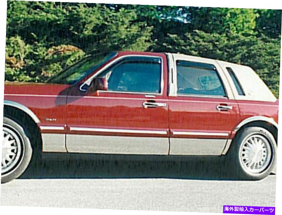 trim panel QAA TH35680ステンレススチールロッカーパネルトリム1995-1997タウンカー向けにセット QAA TH35680 Stainless Steel Rocker Panel Trim 8 Pc Set For 1995-1997 Town Car【並行輸入品】