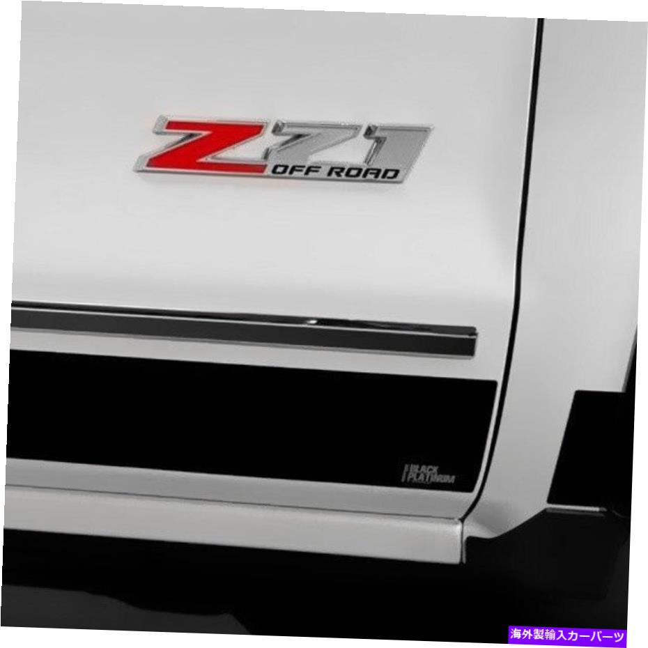trim panel シボレーシルバラード1500 14-18プットコブラックプラチナロッカーパネルカバーの場合 For Chevy Silverado 1500 14-18 Putco Black Platinum Rocker Panel Covers【並行輸入品】