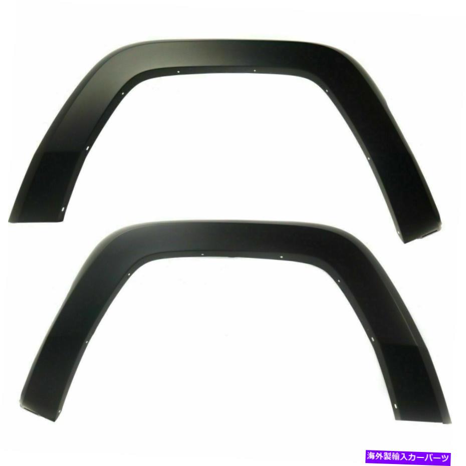trim panel 2フロントLHとRHサイドフェンダーフレアの新しいセット2006-2010ジープコマンダーに適合する New Set of 2 Front LH and RH Side Fender Flare Fits 2006-2010 Jeep Commander【並行輸入品】