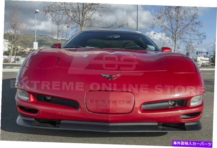 trim panel ZR1スタイルのフロントバンパーリップスプリッター＆サイドスカート97-04コルベットC5用パネル ZR1 Style Front Bumper Lip Splitter & Side Skirts Panel For 97-04 Corvette C5【並行輸入品】